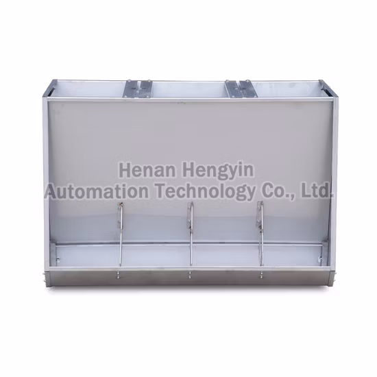 Mangiatoia per maiali in acciaio inossidabile a doppia faccia